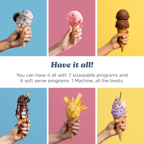 Image of Ninja Creami Scoop & Swirl 13-in-1 Ice Cream and Soft Serve Maker, NC701BR
