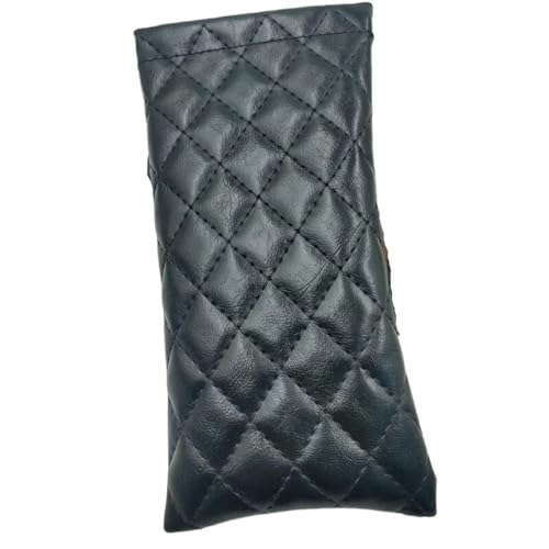 Pochette de rangement pour téléphone noir en cuir pour voyage et sport