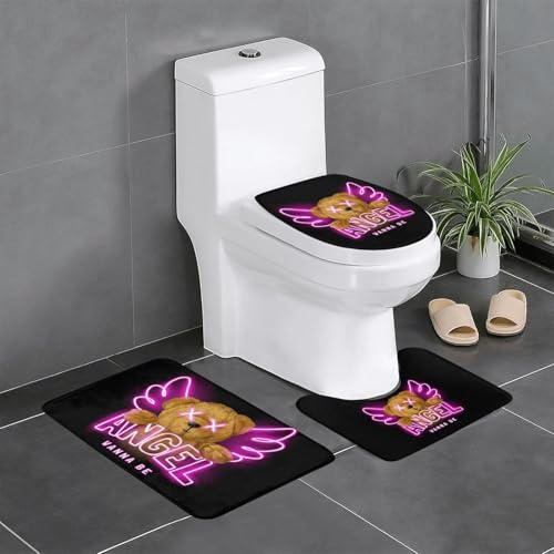 Asamike �g�C���}�b�g 3�_�Z�b�g �i�g�C���}�b�g+�t�^�J�o�[+�o�X�}�b�g�j �ʔ��� �F �F�� ���� ���킢�� �֍��J�o�[ U�^�}�b�g ���K �����C �唻 ���ӂ��}�b�g �R�� �h�L ����~�� �g�C���J�o�[ �z�����D�� �ƒ�p �Ɩ��p 40×60cm 