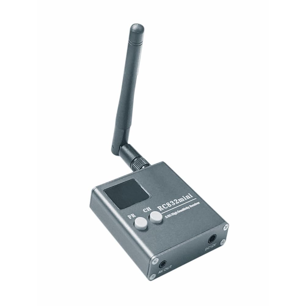 RC832Mini 5.8G 56Ch Ricevitore Ad Alta Sensibilità con A/V e di Alimentazione per Velivoli Multicottero FPV