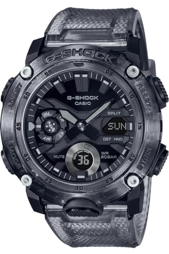 �J�V�I GA-2000SKE-8ADR G-Shock �X�y�V�����J���[���f�� �A�i���O�f�W�^�������Y�r���v �����o���h�t��(�O���[), �O���[, �X�g���b�v