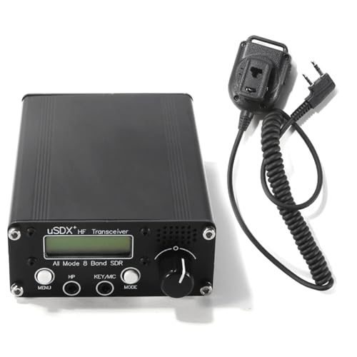 Lleva tu pasión por la radio al aire libre con el Transceptor SDR de 8 Bandas HF SSB QRP enchufe UE 2