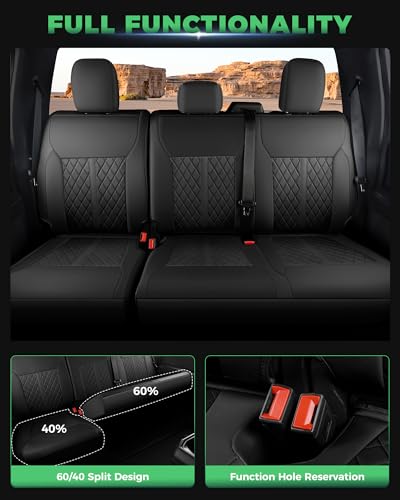 RIDEPOSH F150 Leather Seat Covers