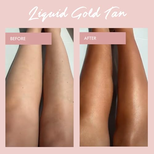 Bellamianta Instant Tanning Liquid Quick Drying, Vegan Fake Tan, Liquid Gold Formula - Image 3