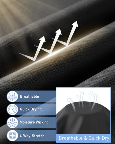 Roadbox UPF 50+ Sun Hoodie for Men, 1/4 Zip Fishing Shirt with Long Sleeve UV Protection for Outdoor Hiking Black