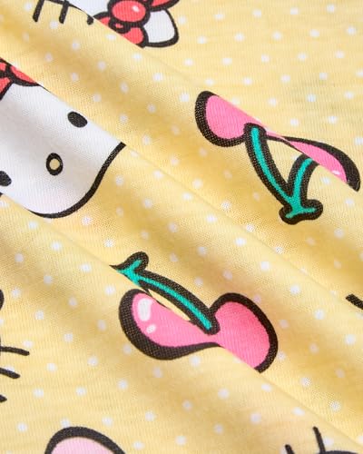 Image of Hello Kitty Girls Shirts - Short Sleeve Cute Casual Crewneck Graphic Tees Shirts for Girls Tops T-Shirt (Sizes: 4-12),