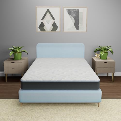 Image of Amazon Brand - Solimo RelaxLit Ortho Mattress | Orthopedic Mattress |Spine Support | Breathable Fabric | Firm Support |HR High Resillience Foam | Softi PU Foam Quilting |Single Size|72x36x6 Inch