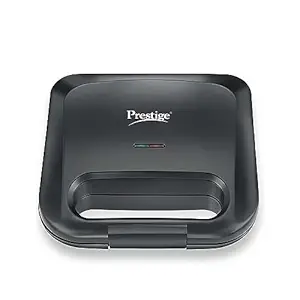 Prestige PGDP 02 750 W Sandwich Toaster with Fixed & Deep Sandwich Grill Plates(Black, Non-Stick Coated)
