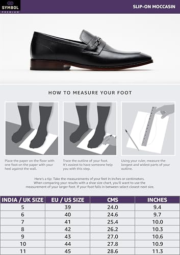 Image of Symbol Premium Mens Formal Slip-on Moccasin Leather Shoes