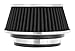 Spectre Performance 8161 Universal Clamp-On Air Filter: Round Reverse Tapered; 3 in/3.5 in/4 in (102 mm/89 mm/76 mm) Flange ID; 2.625 in (67 mm) Height; 6 in (152 mm) Base; 4.75 in (121 mm) Top