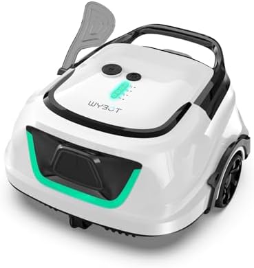Bild 9 - WYBOT (2025 Upgrade) A1 Poolroboter, Laufzeit bis zu 120 Minuten, Pool Roboter Kabellos mit Doppelfilter und Poolroboter Akku, Poolroboter für Aufstellpool bis zu 100㎡(Hellgrau Grün)