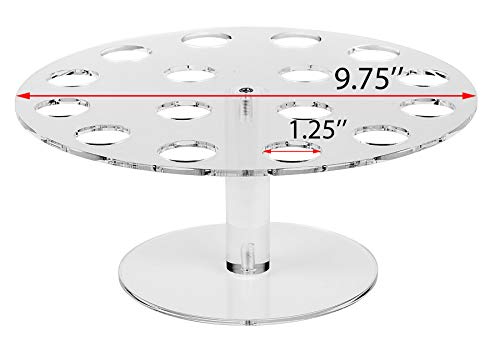 Jusalpha Clear Acrylic Ice Cream Cone/Sushi Hand Roll Stand Holder Christmas Halloween Candy Decorative (Capacity: 24) - Thumbnail 4