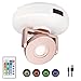 BIGMONAT Wireless Dimmable Accent Spotlight Stick on Wall Ceiling Rechargeable,Highlight Picture 12 Colors Changing with Remote Push Button,Painting Light for Picture Frame with Rotatable Light Head
