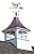 Accentua Charleston Cupola with Horse Weathervane, 24 in. Square, 53 in. High