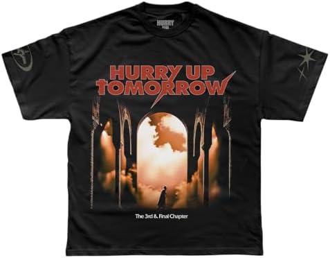 THE Weeknd Unisex Adult The Weeknd Hurry Up Tomorrow Official a New Path T-Shirt