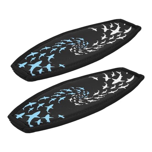 TOYANDONA Lot 2 Housses de Sangle en Néoprène pour Masque de Plongée et Snorkeling, Double Couche, Protection Anti-Accrocs, Confort Cheveux Longs, Équipement Plongée Adulte Homme