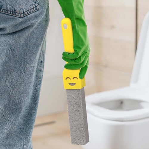 9 Stück Bimsstein toilette, Bimsstein Reinigungsstein mit 3 Griff, Cleaning block wc, wc bimsstein toilettenreiniger, Pumice Stone Toilet für Toilette, Bad, Waschbecken 5
