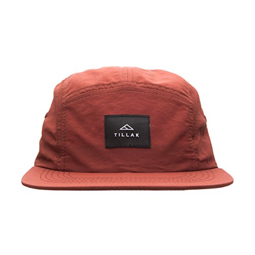 Tillak Wallowa Camp Hat, Lightweight Nylon 5 Panel Cap with Snap Closure, Supai Red, One Size, Rot Supai - Image 2