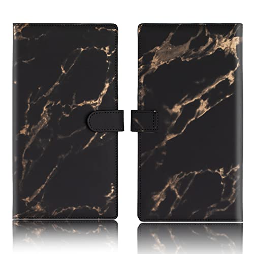 Image of TOURSUIT Car Registration and Insurance Card Holder, Marble Black