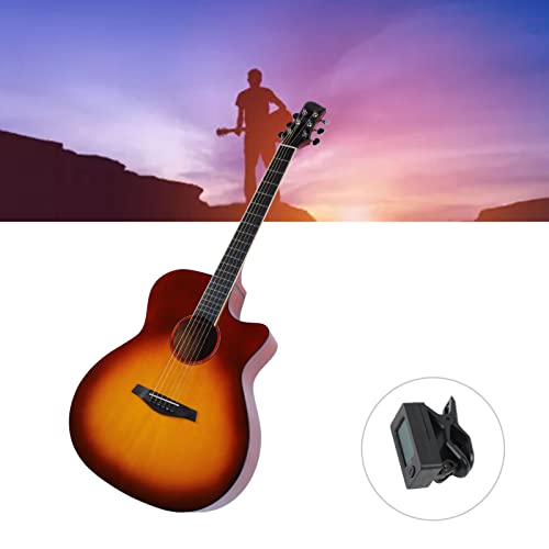 Guitare folk de 41 pouces, texture fine ton brillant forte pénétration guitare acoustique à faible pression avec chiffon de nettoyage pour les voyages pour les(Couleur du coucher du soleil) - Les Beatles, Paul McCartney, John Lennon, RIngo Starr, George Harrison Guitare folk de 41 pouces, texture fine ton brillant forte pénétration guitare acoustique à faible pression avec chiffon de nettoyage pour les voyages pour les(Couleur du coucher du soleil) – Image 6