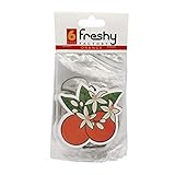 Freshy Factory Orange Blossom Car Air Freshener Orange Scent (6 Pack) Fun Citrus Automotive Air Fres