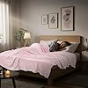 Utopia Bedding Fleece Blanket Queen Size Pink 300GSM Luxury Fuzzy Soft Anti-Static Microfiber Bed Blanket (90x90 Inch) #5