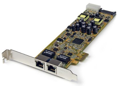 StarTech Network ST2000PEXPSE 2Port Gigabit Ethernet PCI Express Network Card Adapter miniatura 1