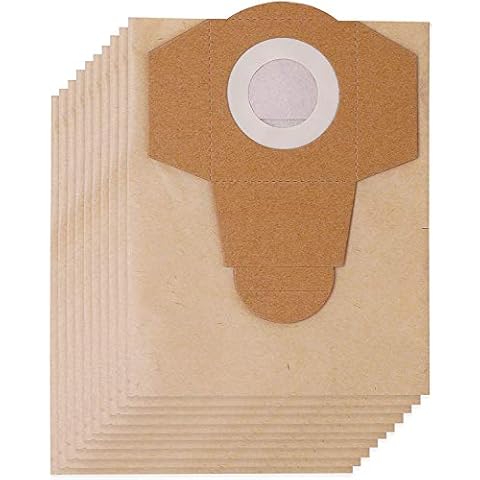 KEEPOW 10 Pack 20 L Dirt Collection Bags Suitable for Einhell Wet and Dry Vacuum Cleaners, New Packaging Cover