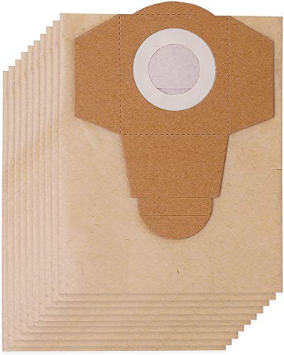 KEEPOW 10 Pack Hoover Bags 12L for Einhell TC-VC 1820 1820S 1930S, TE-VC 2230, Wet and Dry Vacuum Bags for Einhell Vacuum Cleaner, Dust Bag