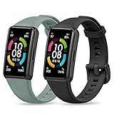 【Ajuste perfecto】: Correa de reloj de Huawei solo es compatible con Honor Band 6/Huawei Band 6/Huawei Band 6 Pro/Huawei Band 6 NFC. (excepto relojes conectados)