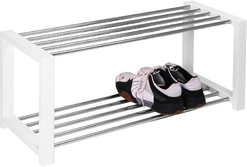 Bank, MDF weiß, 80x32x30cm