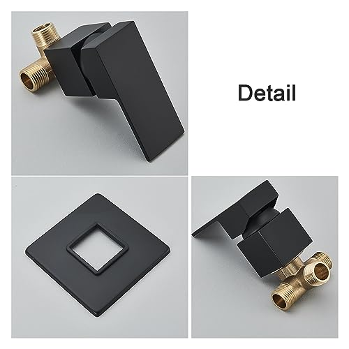 Grifo de pared giratorio con caño libre para lavabo moderno 5
