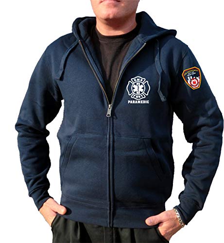 Sweat à capuche New York Fire Dept Paramedic : idée cadeau originale - 2