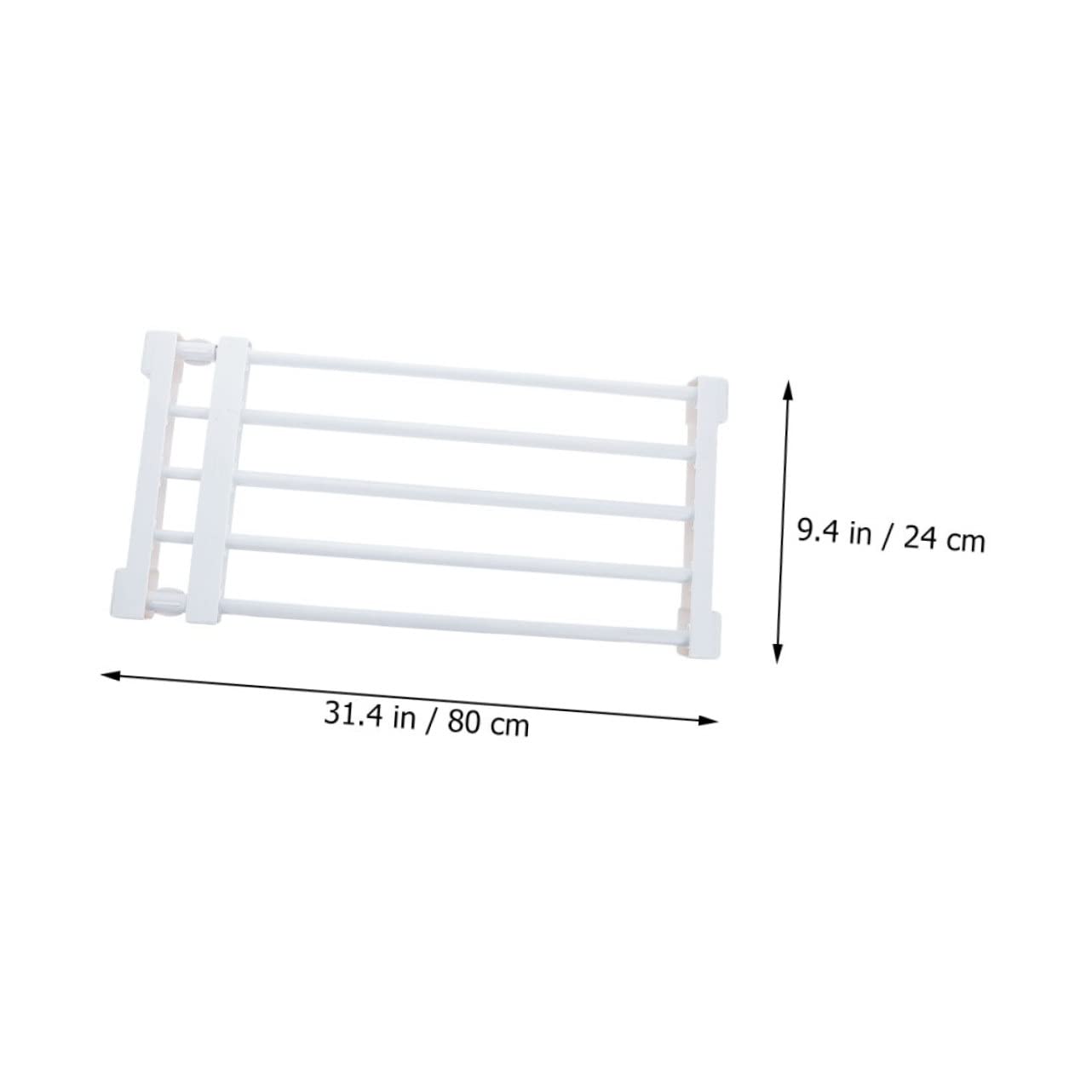 SOESFOUFU Clothes Rack Shelves Expandable Closet Tension Shelf Wardrobe Tension Space Saving