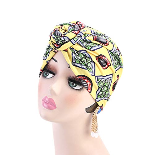 Xzbailisha XZZ93 Women Indian Stretchy Turban Colorful Head Wrap Chemo Hat… … thumb #2