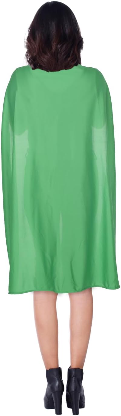 Seasons Adult Super Hero Cape Costume for Halloween, St. Patrick's Day, Party Dress Up - Image 3