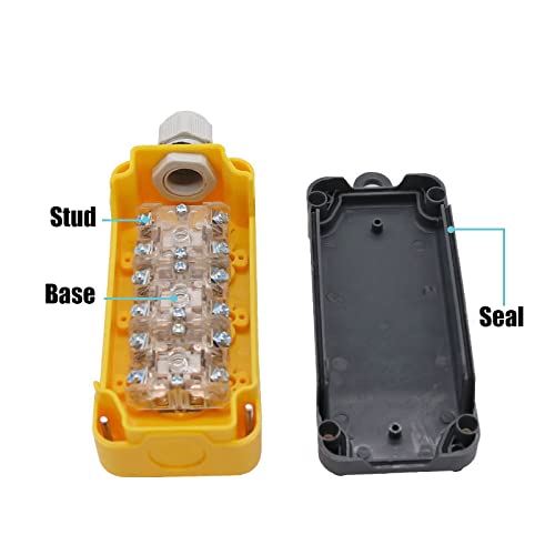 Miniatura 3 de Interruptores de pulsador de grúa eléctrica a prueba de lluvia COP Industrial arriba abajo que conduce el botón de control del interruptor 2