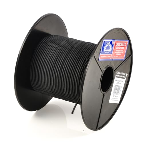 Everlasto 'Lastoflex' Elastic Shock Bungee Cord Rope Black 3mm (20M)