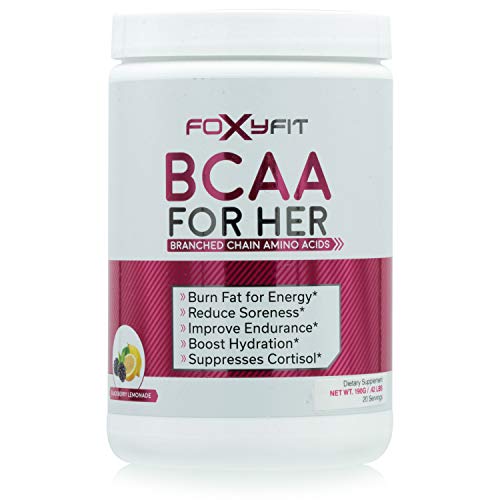 FoxyFit BCAA for Her, Branched Chain Amino Acids for Women to Boost Hydration