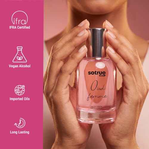 Image of Sotrue Oud Femme Perfume for Women | Long Lasting | Gift for Women | Premium Fragrance | EDP | 50ml