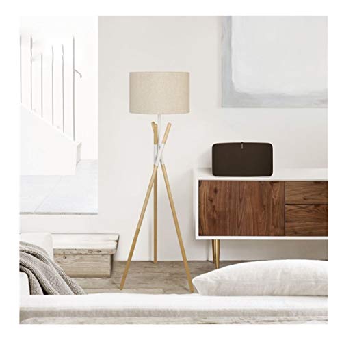 MIMIOOORE Modern Living Room creativo divano pavimento Tripod Floor Lamp creativo Camera Floor Lamp (Color : Linen) - Image 3
