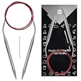 8.0 mm Circular Knitting Needles US11 |47 inches/120 cm | for Beginners Knitting Shawls, Scarves, Blankets and Other Large Projects!