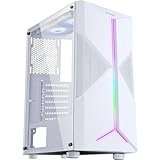 Gabinete Gamer Holt Mid Tower RGB Branco Fortrek