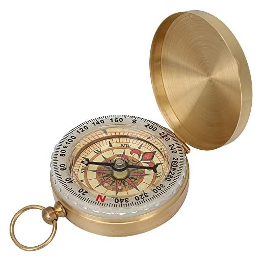Bússola, bússola flip, relógio de bolso para montanhismo ao ar livre
