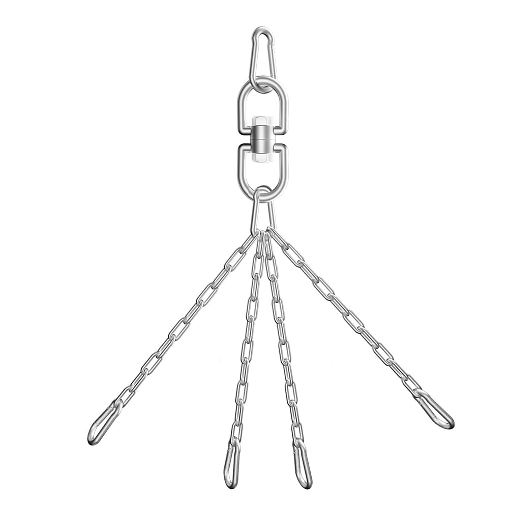 Ctrlzs Swivel Chain 360 Degree Rotation Heavy Duty Bag Chain, Punching Bag Hanger For Hammock, Gym Swing, Yoga Swing, Trapeze