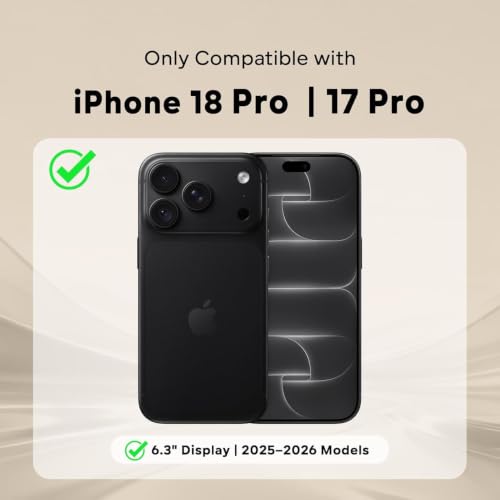 Image of DIZORO Compatible with (iPhone 18 Pro Case)(2026), Liquid Silicone 3 Layers Full Covered Soft Gel Rubber Phone Case,Shockproof Protective Cover with Anti-Scratch Microfiber Lining-Black