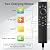 Replacement Remote Control for Samsung Smart TV:Solar Rechargeable Voice Control Bluetooth Remote with 4 Shortcuts, Compatible with BN59-01385A & 2021-2025 Frame/Neo QLED/Ultra HD Series(Deep Black)