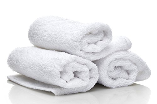 Utopia Towels Cotton Washcloths Set - 100% Ring Spun Cotton, Premium Quality Flannel Face Cloths, Highly Absorbent And Soft Feel Fingertip Towels (24 Pack, White) #TOP7