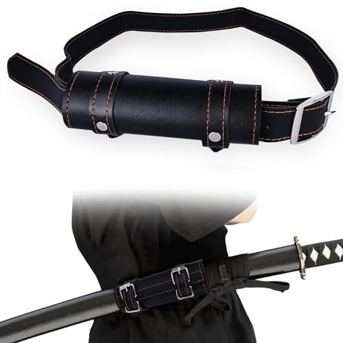 HOMURY Katana - Soporte para espadas con cinturón de 105 cm, cinturón robusto para un uso cómodo, perfecto para cosplay y entusiastas del samurai, accesorio de para fans de samurai