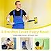14 Pcs Walls Paint Edger Tool Professional Paint Edger Kit 4 Shape Trim Pads (7
